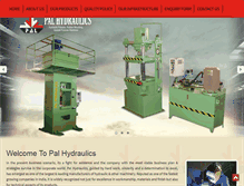 Tablet Screenshot of hydraulicspresses.co.in